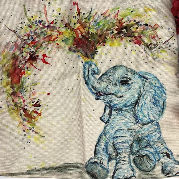 Eco-Friendly Playful Baby Elephant Folding Tote Bag - Picture 6 of 14